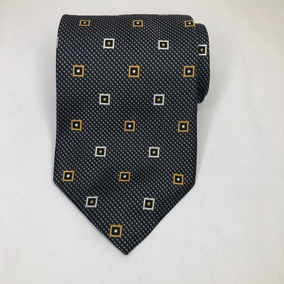 Jos. A. Bank Other - Jos. A. Bank Corp Collection Black Gray Silk Tie